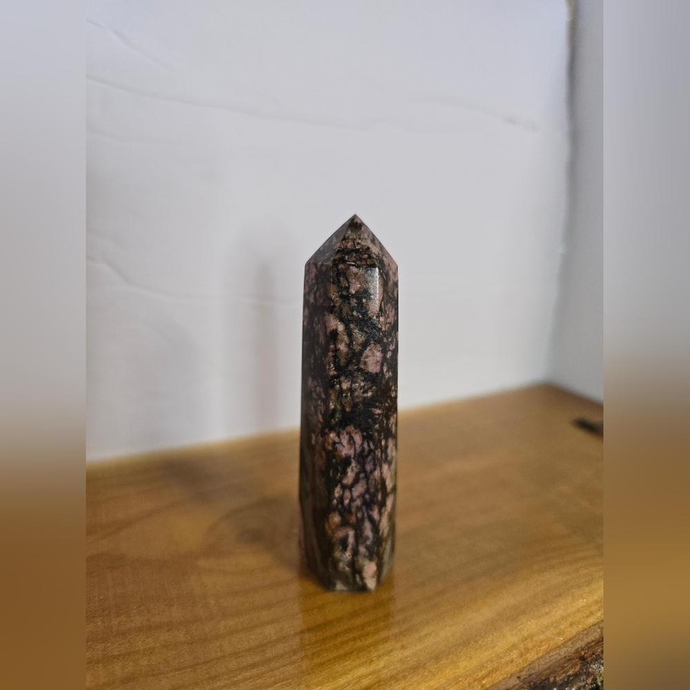 Rhodonite Crystal Tower